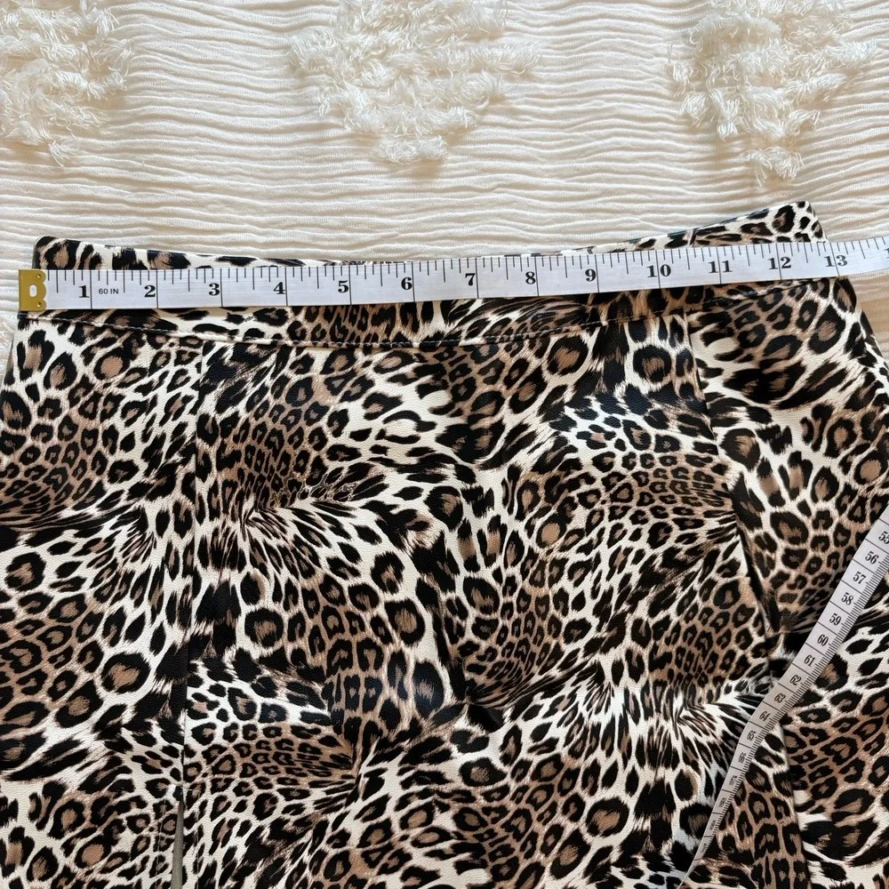 PRINCESS POLLY Samira Leopard Mini Skirt Cheetah Print‎ Vintage Y2K Indie